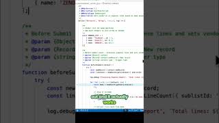 NetSuite SuiteScript Automation: User Event Script Success! #shorts