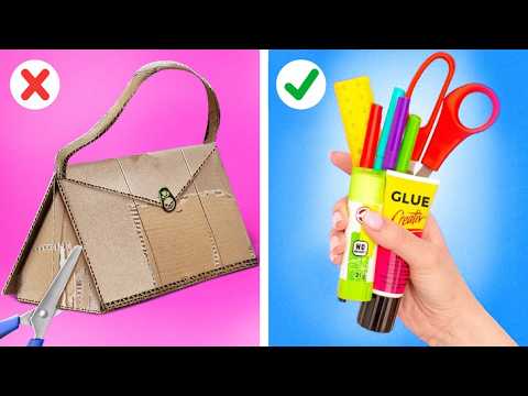 SMART SCHOOL HACKS & GADGETS || Genius Tricks and Must-Try DIY Ideas by 123 GO!