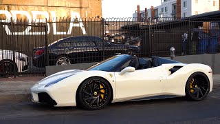 We pick up and modify a brand new 488 ferrari spyder. client needs
help with her previously painted audi that faded very badly. #rdbla