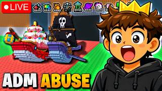 EVENTO DE ADM ABUSE 💛 UPDATE NO ROUBE UM BRAINROT AO VIVO...