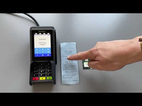 Stornierung Kartenzahlung - Verifone V400c