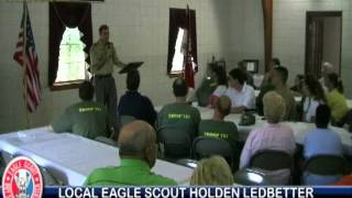 Eagle Scout Holden Ledbetter Honored By NC Rep. Bert Jones