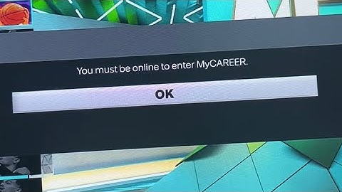 HOW TO FIX” YOU MUST BE ONLINE TO PLAY MYCAREER” ERROR NBA2K23!