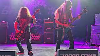 Fleshcrawl: "Flesh Bloody Flesh" (live) 70,000 Tons of Metal 2024 Royal Theater