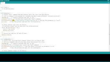 Arduino YUN use Bridge to run linux processes from arduino sketch and return linux stream data