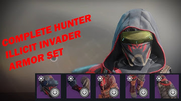 Complete Hunter Illicit Invader Armor Set | Gambit Prime Armor Set | Destiny 2 | Showcase