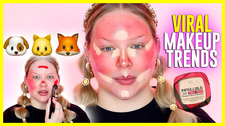 Full Face Of VIRAL TikTok Makeup Trends! | NikkieT...