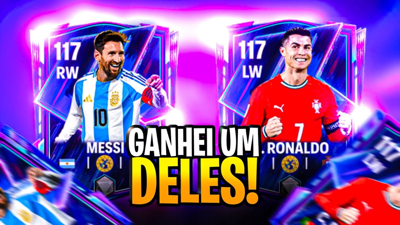 MESSI 117 E CR7 117!! QUAL DELES EU GANHEI?😱EVENTO FLASHBACKS!!