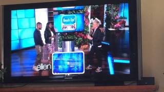 Usher \& Octavius playing Heads Up on Ellen