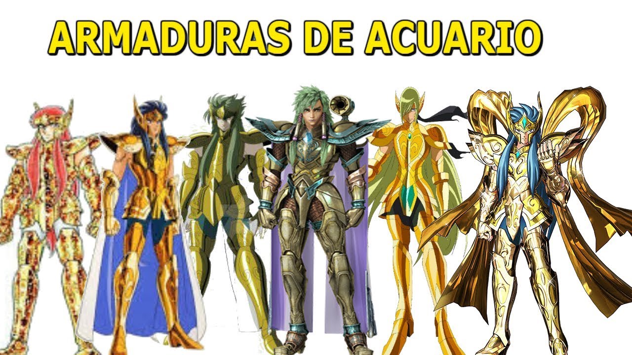 Armaduras caballeros del zodiaco