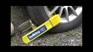 Bulldog Euro Clamp Car and Caravan Wheel Clamp