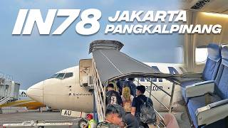 Mencoba Naik Pesawat NAM AIR IN78 Jakarta Pangkalpinang