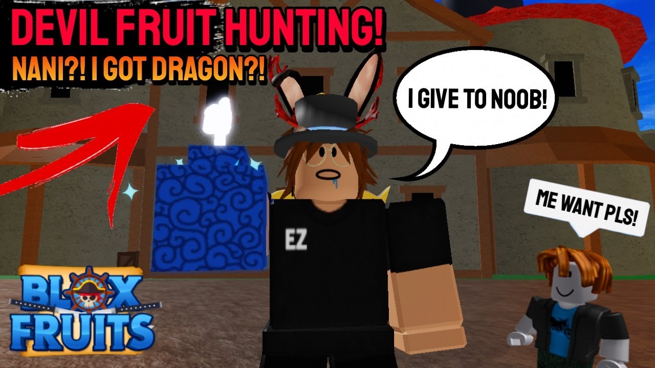 FOUND DRAGON?! - Finding Demon Fruits in Blox Fruits 