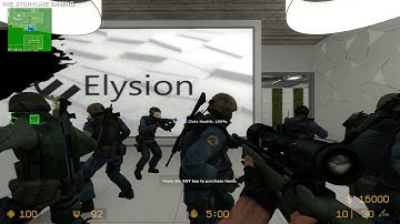 Counter Strike : Source - Elysion - Gameplay "CT Forces" (with bots) No Commentary