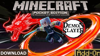 Demon Slayer MOST EPIC Mod for Minecraft PE 1.26.45+ screenshot 1