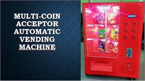 Multi-Coin Acceptor Automatic Vending Machine - Mechatronics Project (Arduino Based)