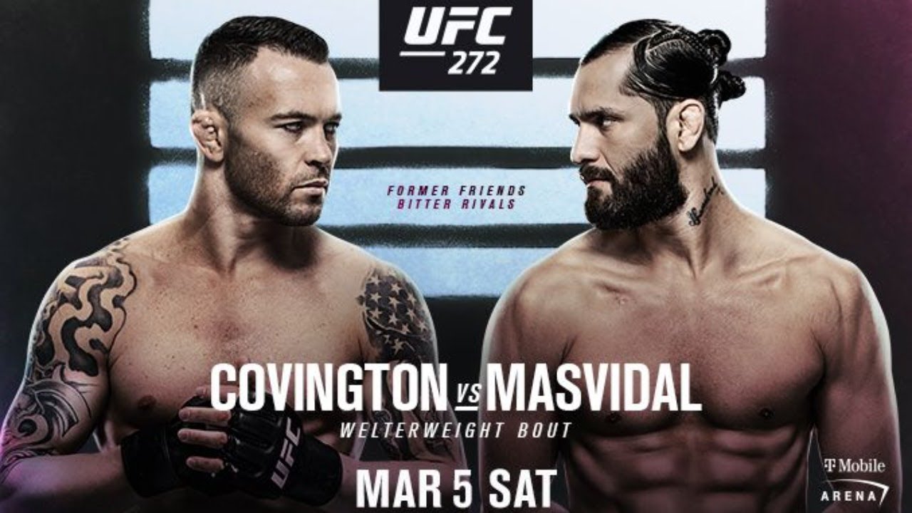UFC 272 LIVE COVINGTON VS MASVIDAL LIVESTREAM and FULL FIGHT COMPANION
