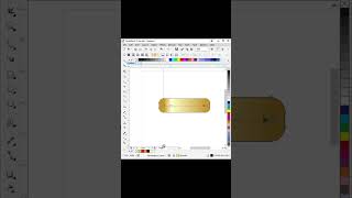 How to Make Golden Color in CorelDRAW | Gold Effect Trick 🔥 #shorts