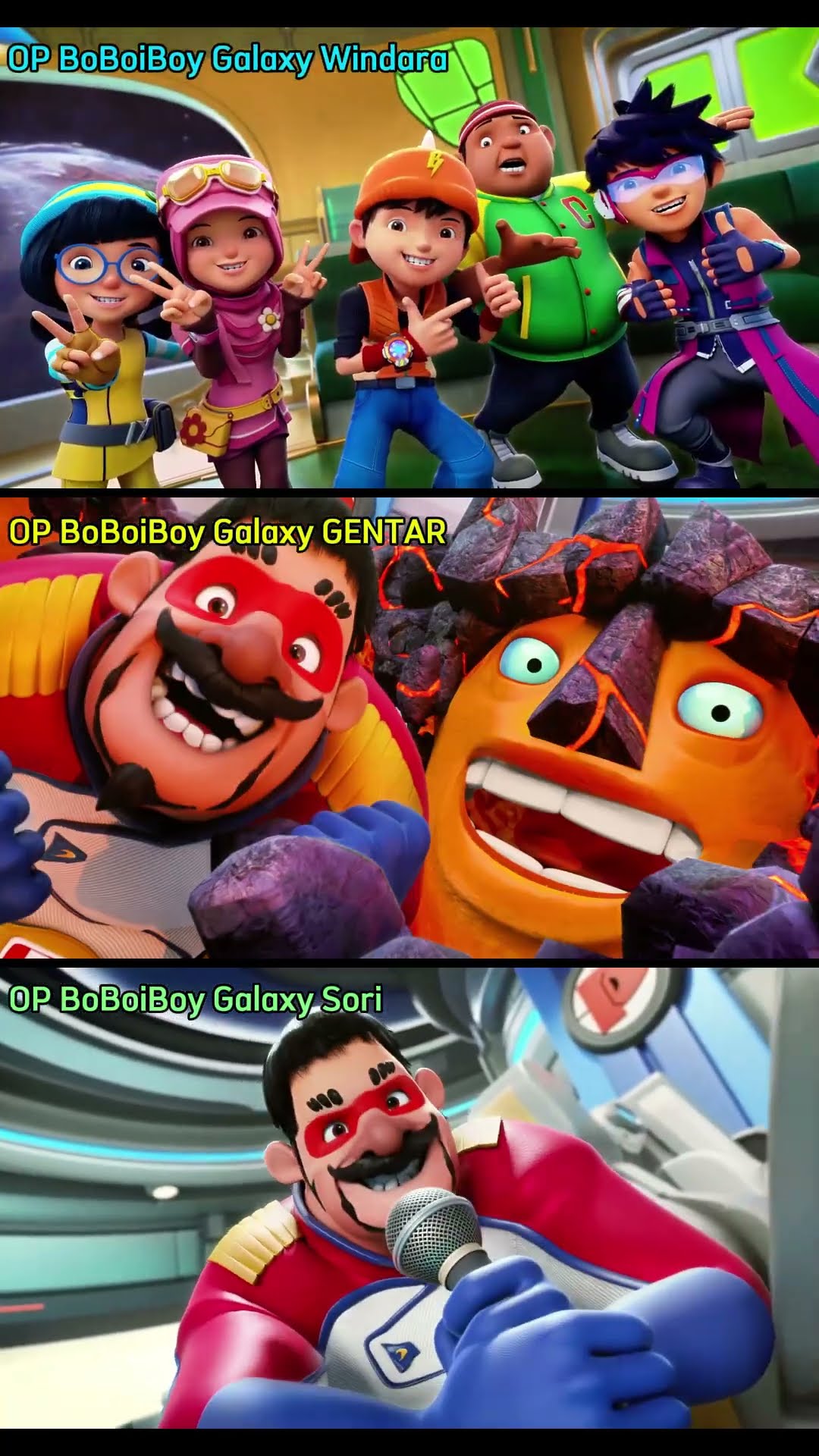 BoBoiBoy Galaxy All Opening