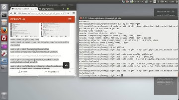 Ubuntu 14.04 LTS - Git - GitLab - PostgreSQL - HTTP install video | ITFroccs.hu