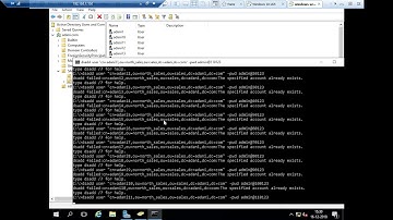 creating Bulk users in OU using DSadd command in Server 2016