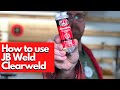 How to use jb weld clearweld stepbystep instructions