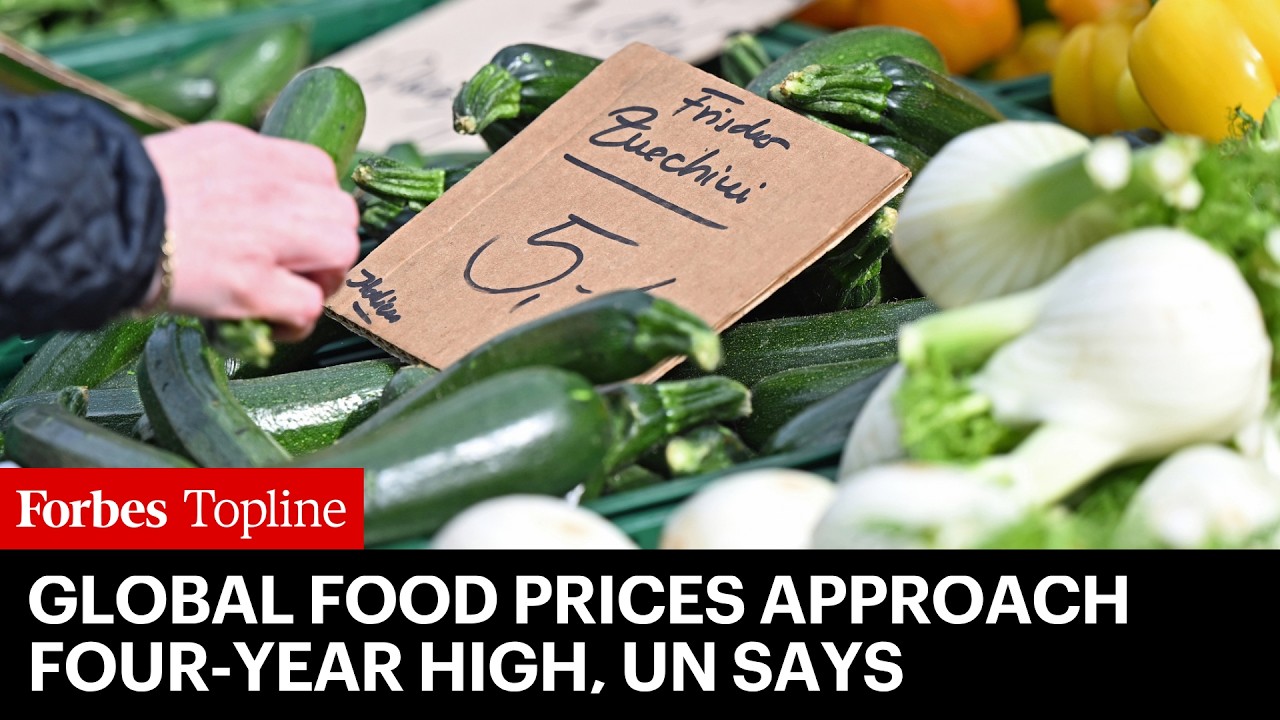 Global Food Prices Approach Four-Year High, UN Says