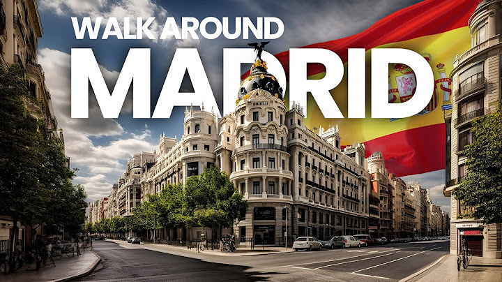 Walking Tour Around Madrid Spain City 2023 - Amazing Street Environment And Chill | One1World