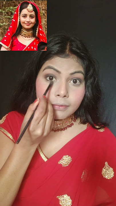 Chahat Pandey(mahua) Makeup Look💄🥰 #nathjewaryajanjeer #makeup #shorts #mahua #ytshorts