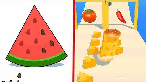 Sandwich Runner All LevelSatisfying Double Android walkthrough gameplay Ios 🆚 Help me tricky puzzle