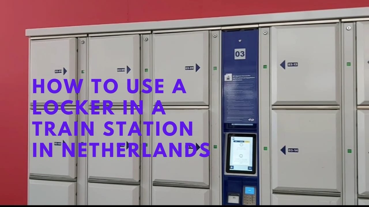 Berouw vat Doordringen How to use a locker in a train station in Netherlands 🇳🇱 #lockers  #trainstations #ns #dutchrailway - YouTube