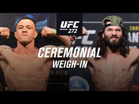 UFC 272: Ceremonial Weigh-In