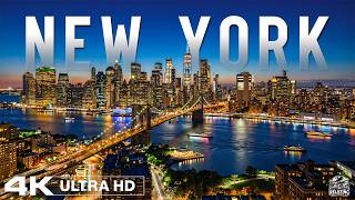 New York City 2026 4K 🇺🇸 ✨ NYC Night Lights, Manhattan Skyline & Times Square Walking Views 4K UHD