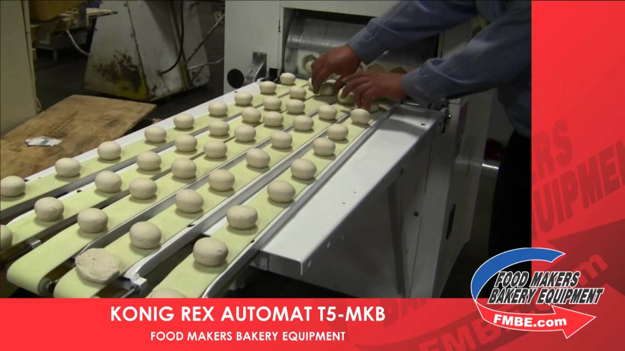 Konig Rex T5 Divider/Rounder Food Makers Bakery Equipment YouTube