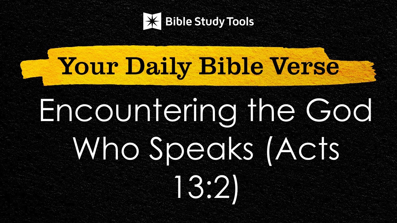 encountering-the-god-who-speaks-acts-13-2-youtube