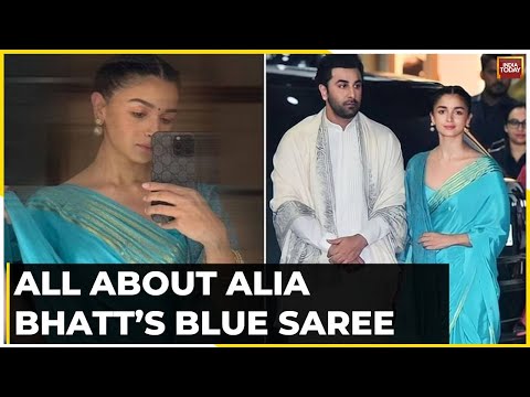 All the inside pictures of Alia Bhatt in her best friend's wedding. |  Indian wedding outfits, Alia bhatt saree, Dress indian style