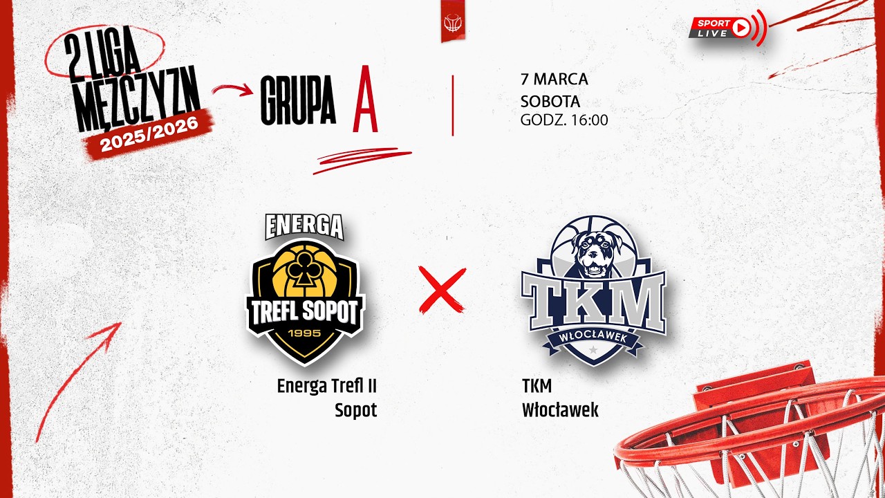 Energa Trefl II Sopot - TKM Włocławek (2 LM)
