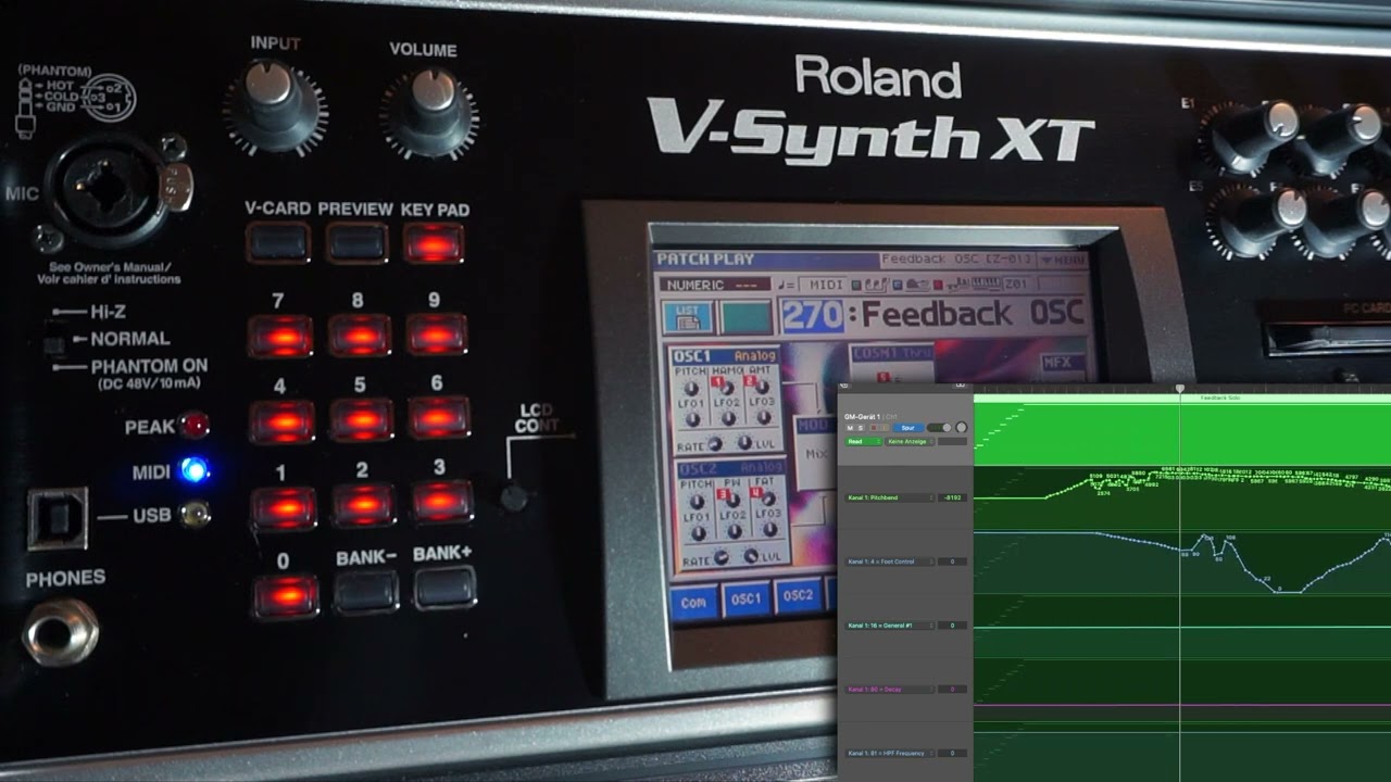[Demo Song Crossover] Feedback Solo (Roland JP-8000) on V-Synth XT