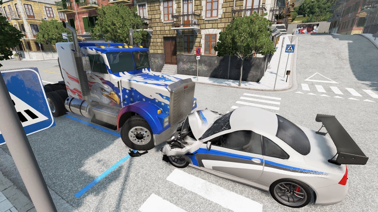 Cars vs Trucks BeamNG.Drive YouTube