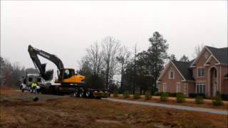 How to Side Load an Excavator