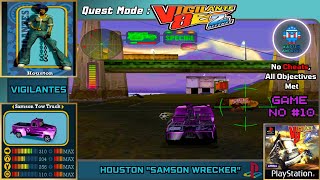 Vigilante 8 2nd Offense PS1 - Quest Mode : Houston - Samson Tow Truck HD