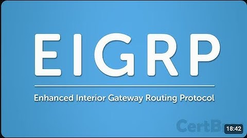 PART 1:EIGRP Lab Configuration in Cisco Packet Tracer between 2 Routers