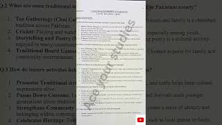 class 10th Pakistan study unit number 2 solved exercise new book NBF FBISE