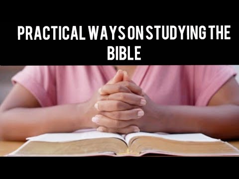Practical Ways To Study The Bible // Devotional Bible Study - YouTube