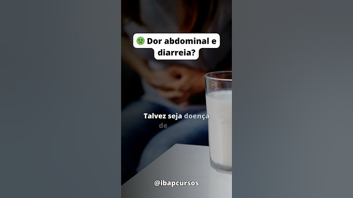 Dor abdominal e diarreia podem ser... #shorts #reels