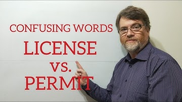 English Tutor Nick P Lesson (328) The Difference Between License and Permit