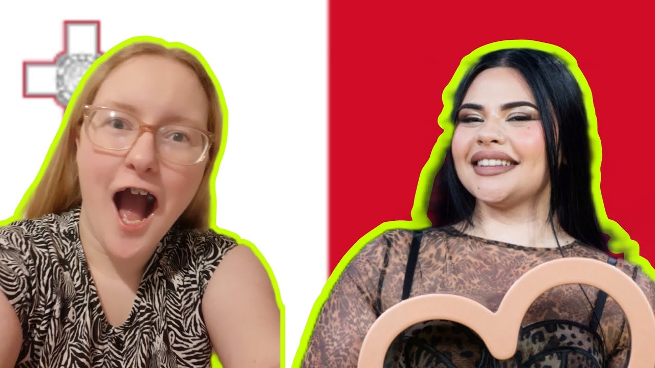 Mariana conte serving reaction malta eurovision 2025 
