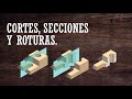 CORTES, SECCIONES Y ROTURAS