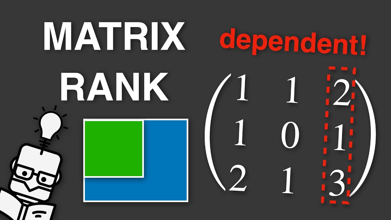 Matrix Rank - Explained - YouTube
