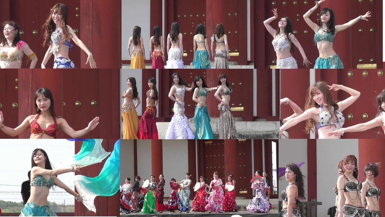 奈良県平城京天平祭 2019 春「オリエンタルガールズ（ベリーダンス）andラス　フラメンカス」Nara · Japan令和元年5月5日